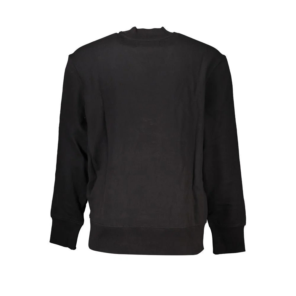 Calvin Klein Black Cotton Men Sweater - S - Sweatshirts