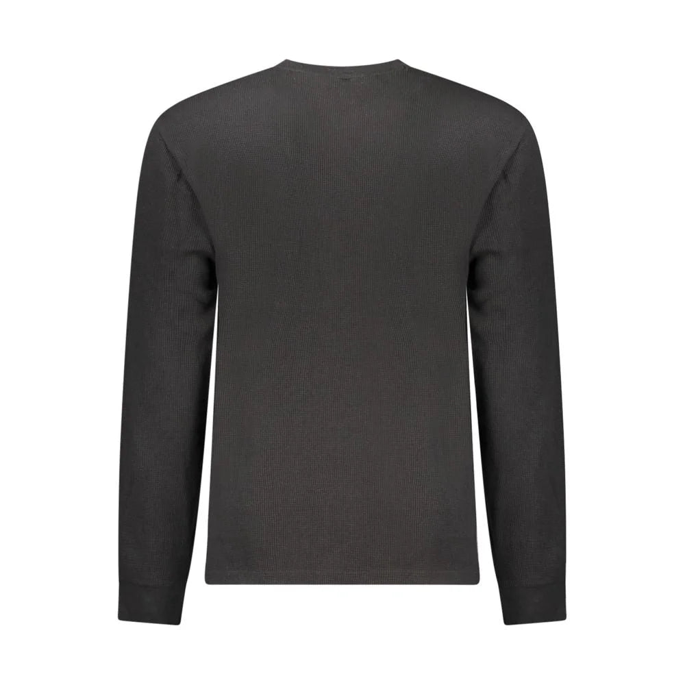 Calvin Klein Black Cotton Men Sweater - Sweatshirts