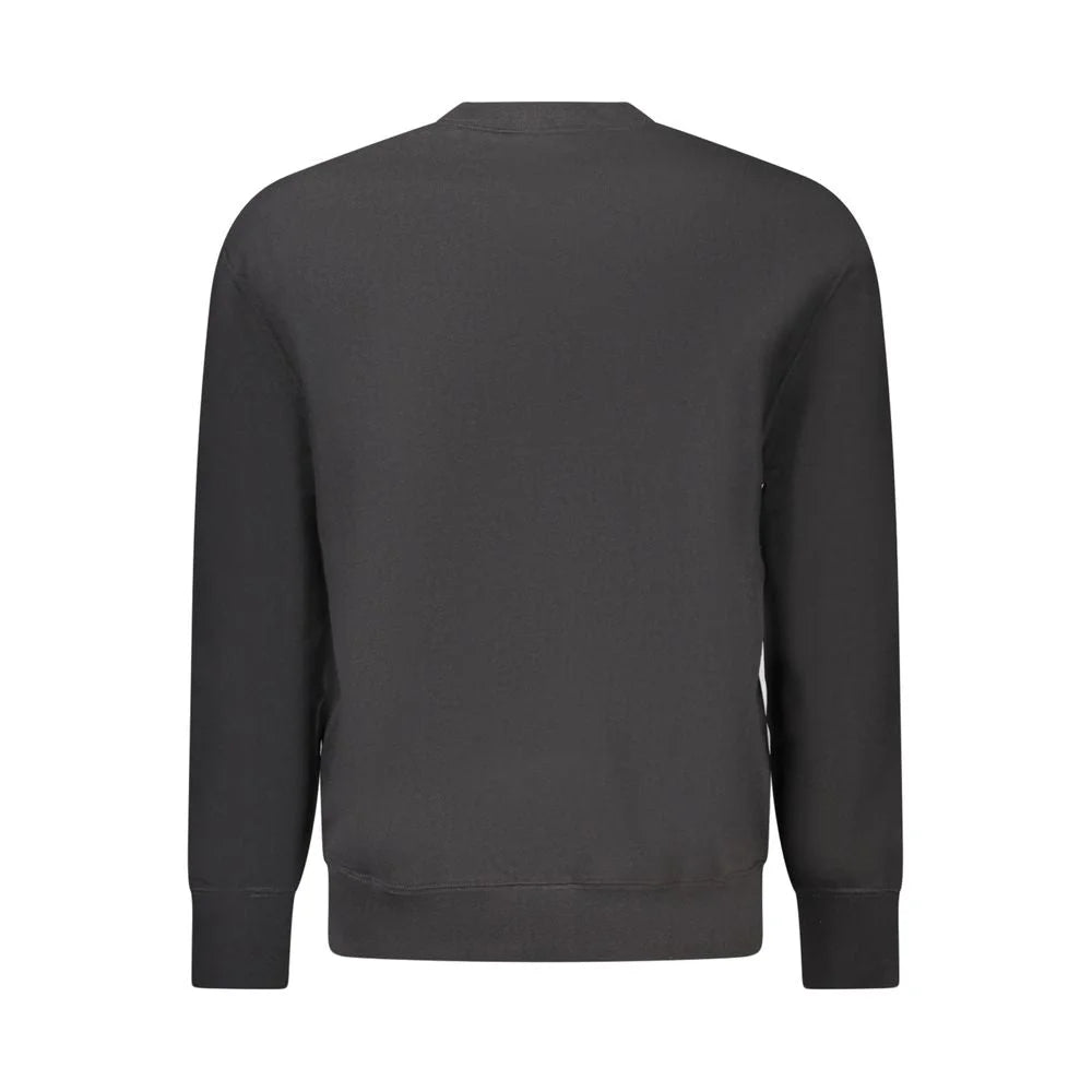 Calvin Klein Black Cotton Men Sweater - Sweatshirts
