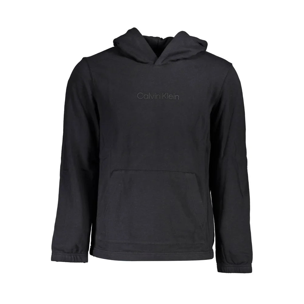 Calvin Klein Black Cotton Men Sweater - Sweatshirts