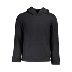 Calvin Klein Black Cotton Men Sweater - Sweatshirts