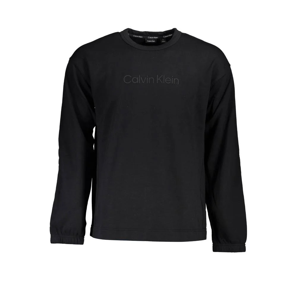 Calvin Klein Black Cotton Men Sweater - XL - Sweatshirts