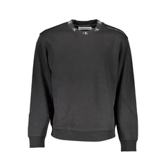 Calvin Klein Black Cotton Men Sweater - XL - Sweatshirts