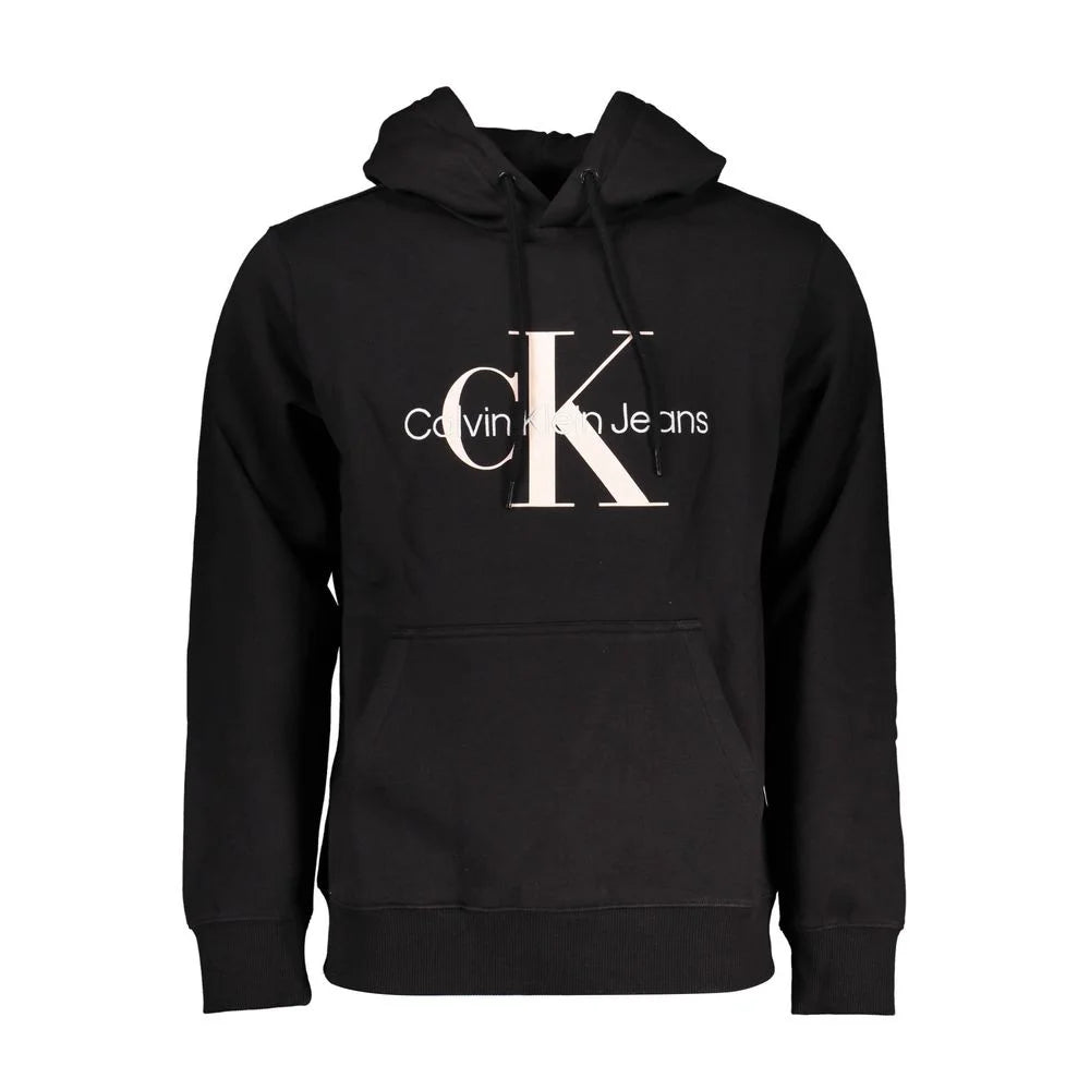 Calvin Klein Black Cotton Men Sweater - XXL - Hoodies