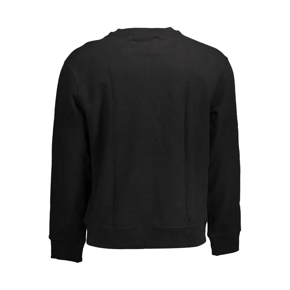 Calvin Klein Black Cotton Men Sweater - XXL - Sweatshirts