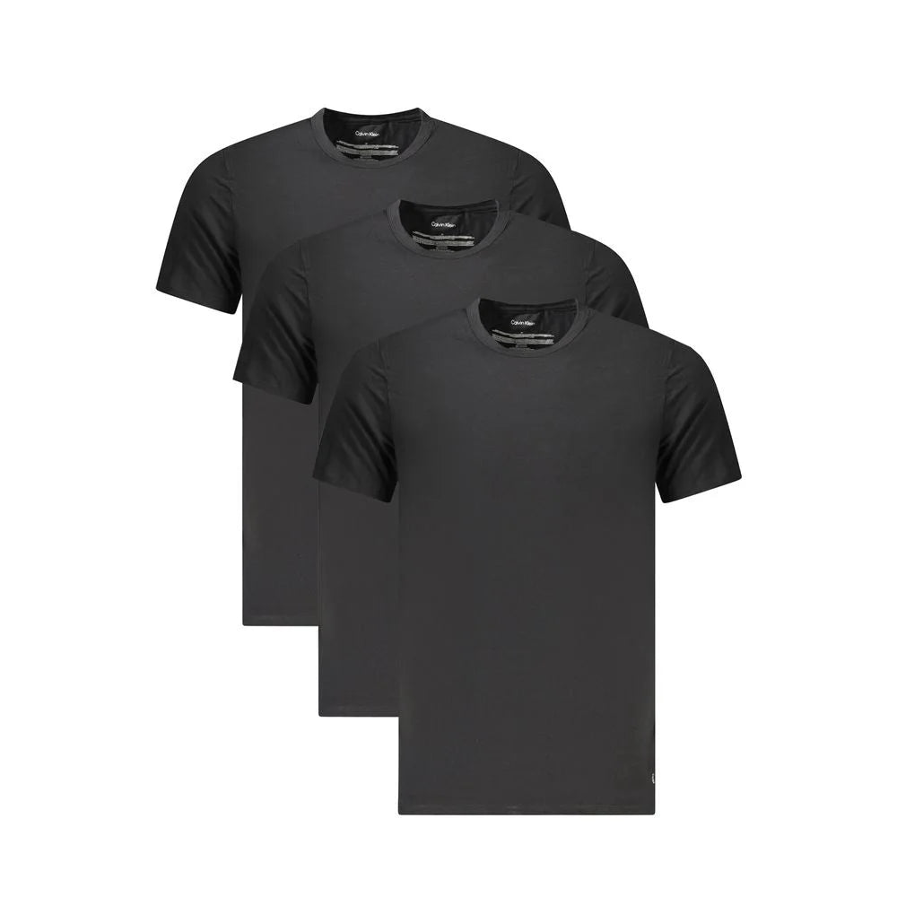 Calvin Klein Black Cotton Men T-Shirt - T-Shirts