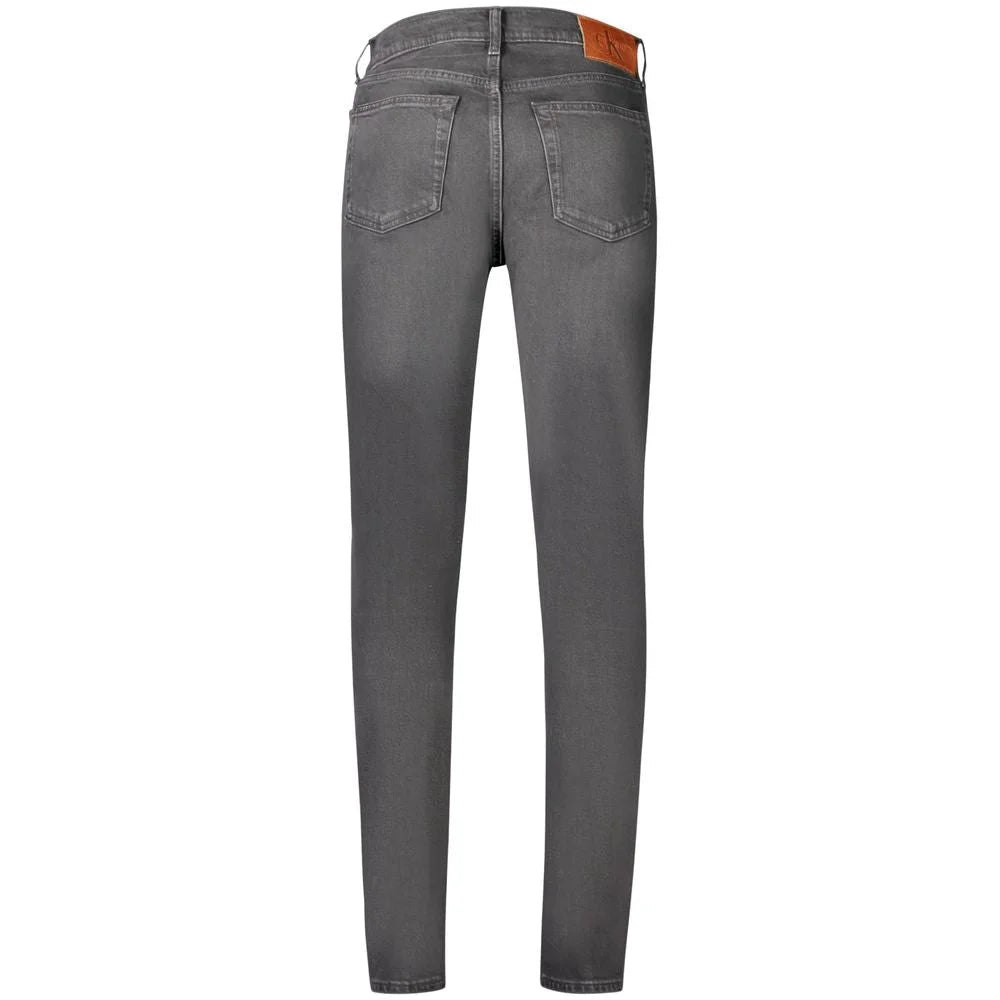 Calvin Klein Black Cotton Men’s Slim Taper Jeans