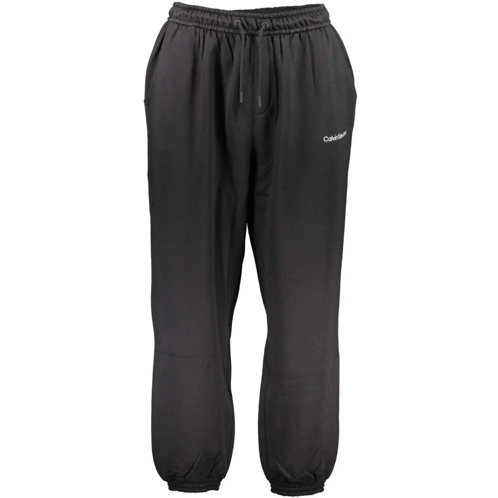Calvin Klein Black Cotton Pant - Joggers