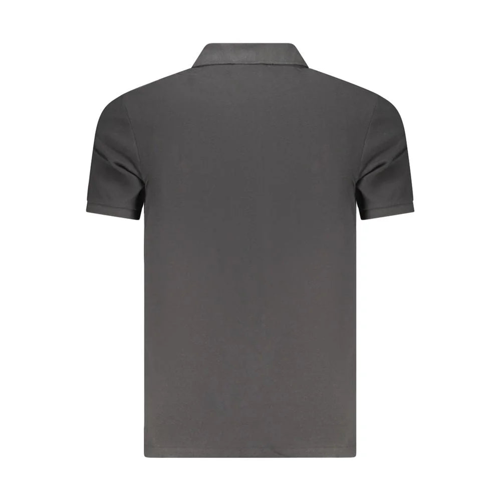 Calvin Klein Black Cotton Polo Shirt