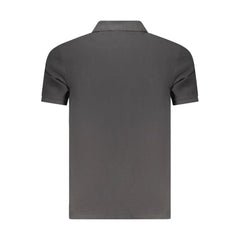 Calvin Klein Black Cotton Polo Shirt