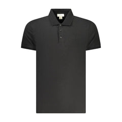 Calvin Klein Black Cotton Polo Shirt - Polos
