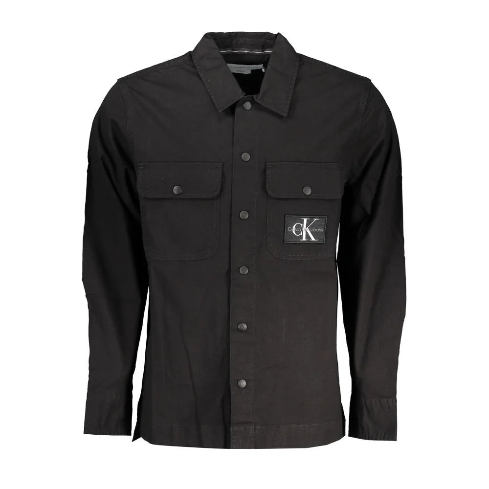 Calvin Klein Black Cotton Shirt - M