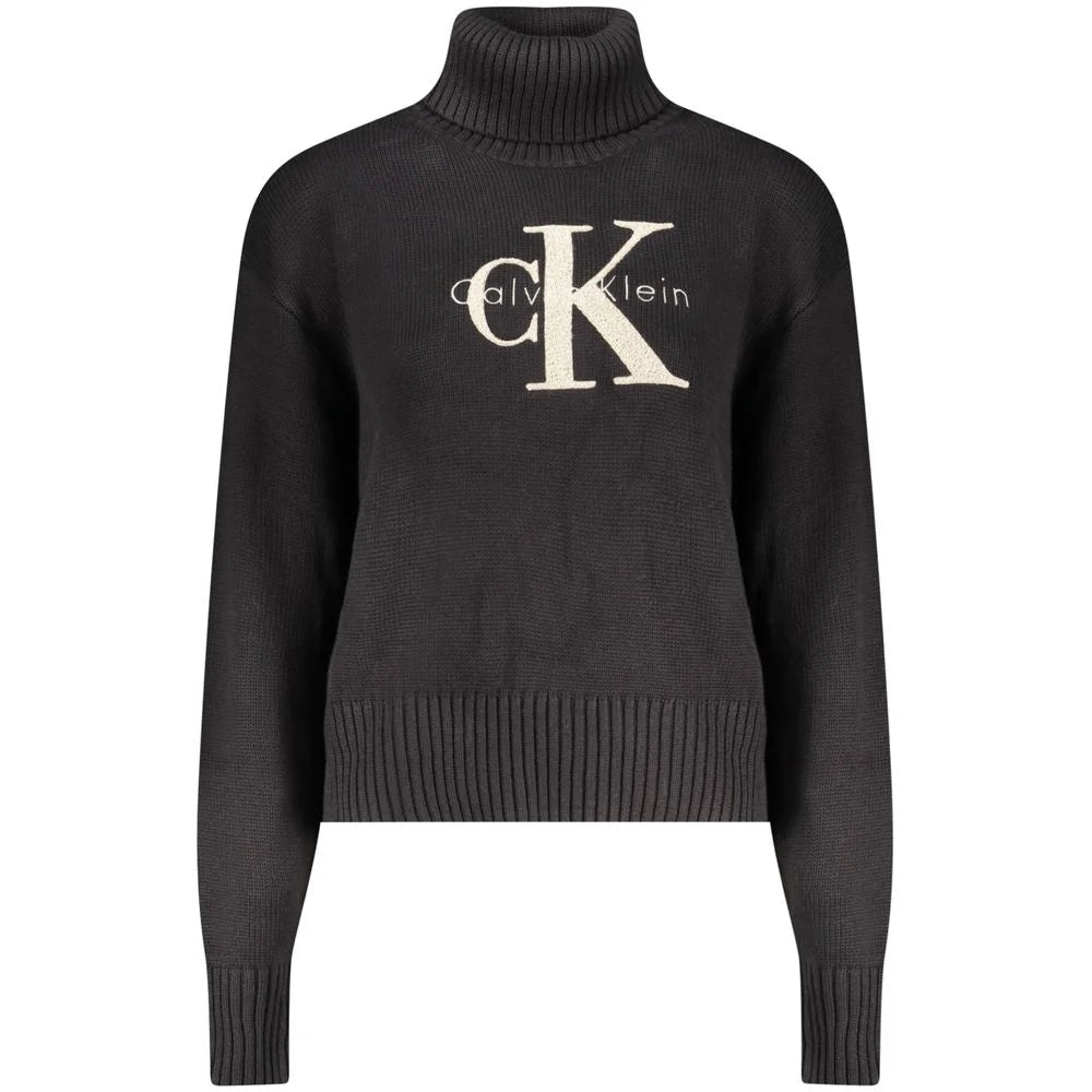 Calvin Klein Black Cotton Sweater