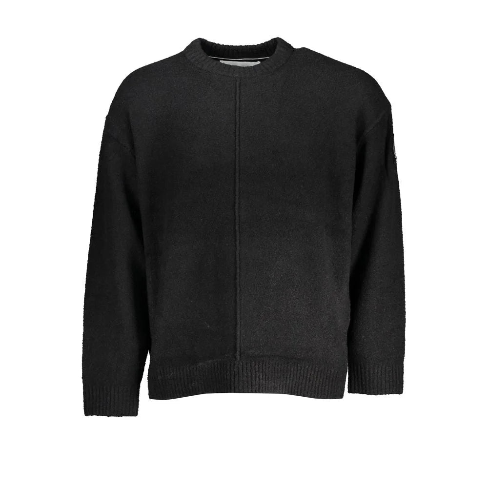 Calvin Klein Black Cotton Sweater - Sweaters