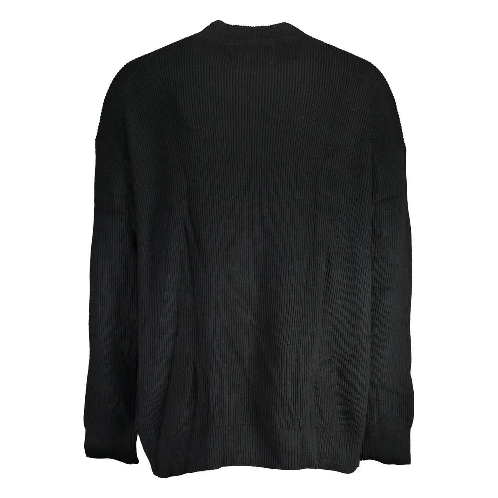 Calvin Klein Black Cotton Sweater - Sweaters