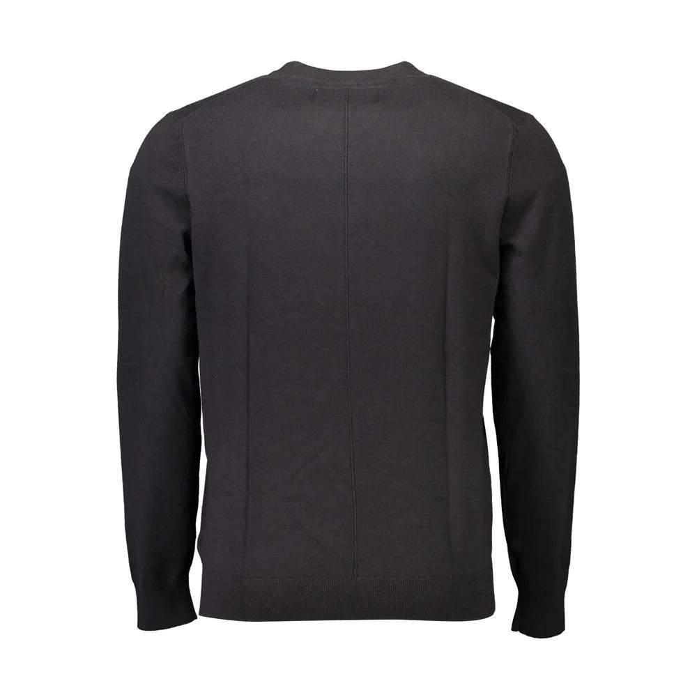 Calvin Klein Black Cotton Sweater - XXL - Sweaters