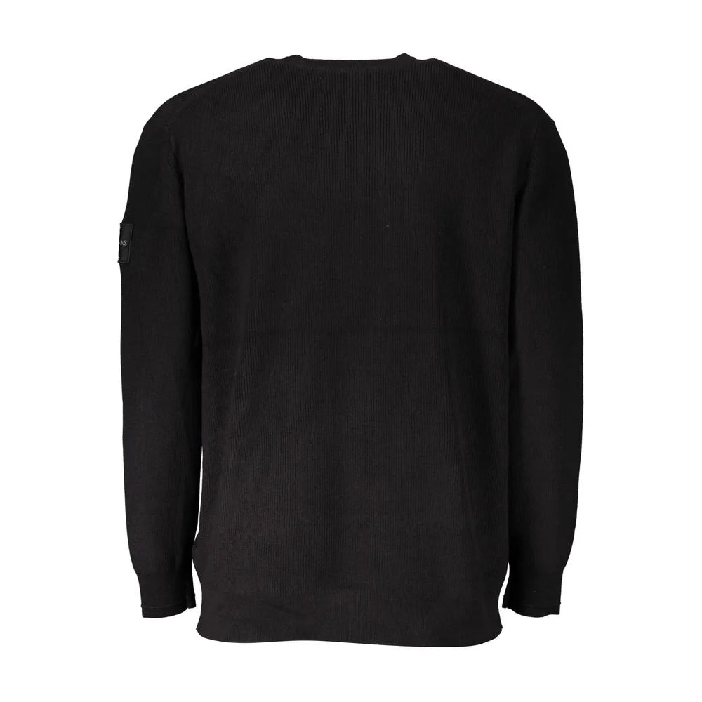 Calvin Klein Black Cotton Sweater - XXL - Sweaters