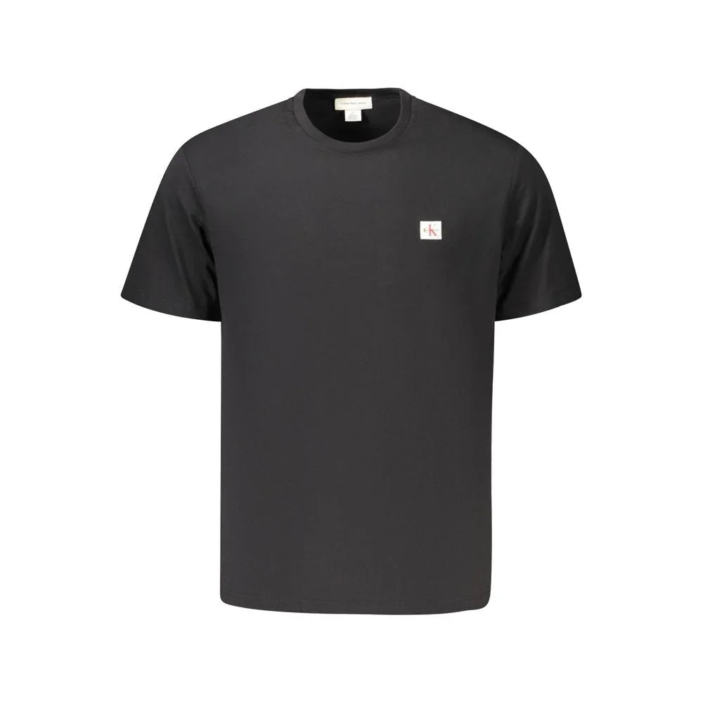 Calvin Klein Black Cotton T-Shirt - XL