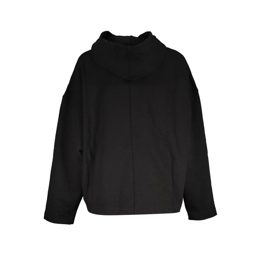 Calvin Klein Black Cotton Women Sweater - Sweatshirts