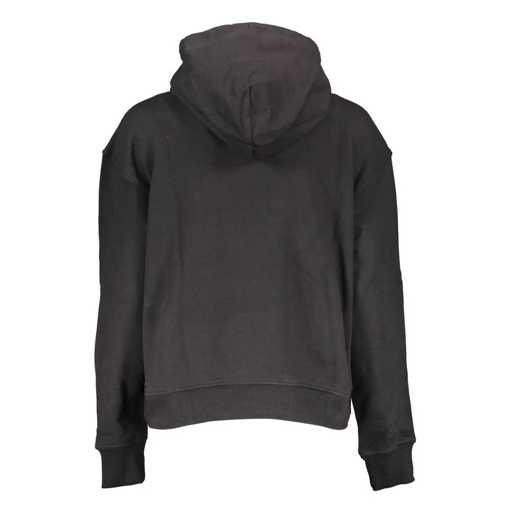 Calvin Klein Black Cotton Women Sweater - XL - Hoodies