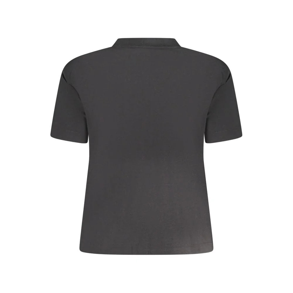 Calvin Klein Black Cotton Women T-Shirt - T-Shirts