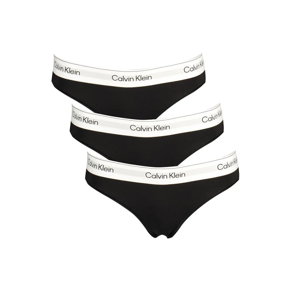 Calvin Klein Black Cotton Women Underwear