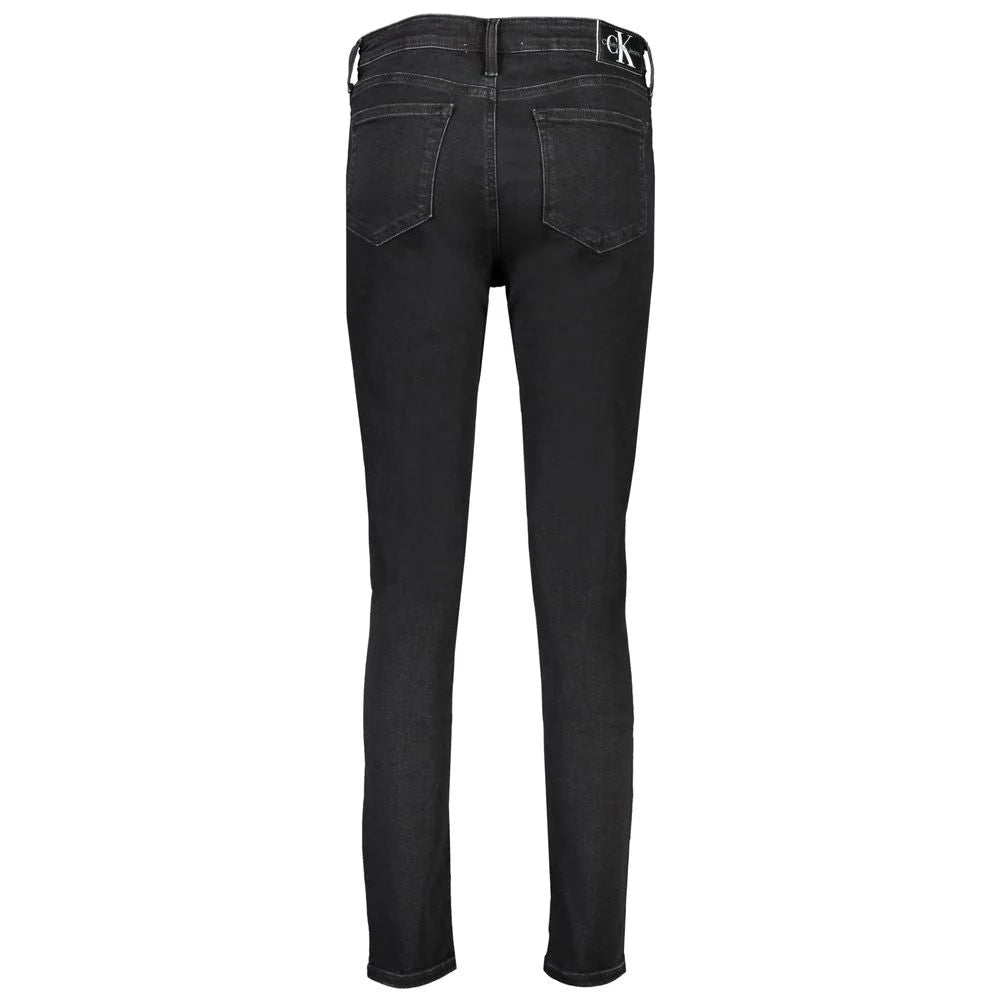 Calvin Klein Black Cotton Women’s Skinny Jean - W26 | L30 - Jeans