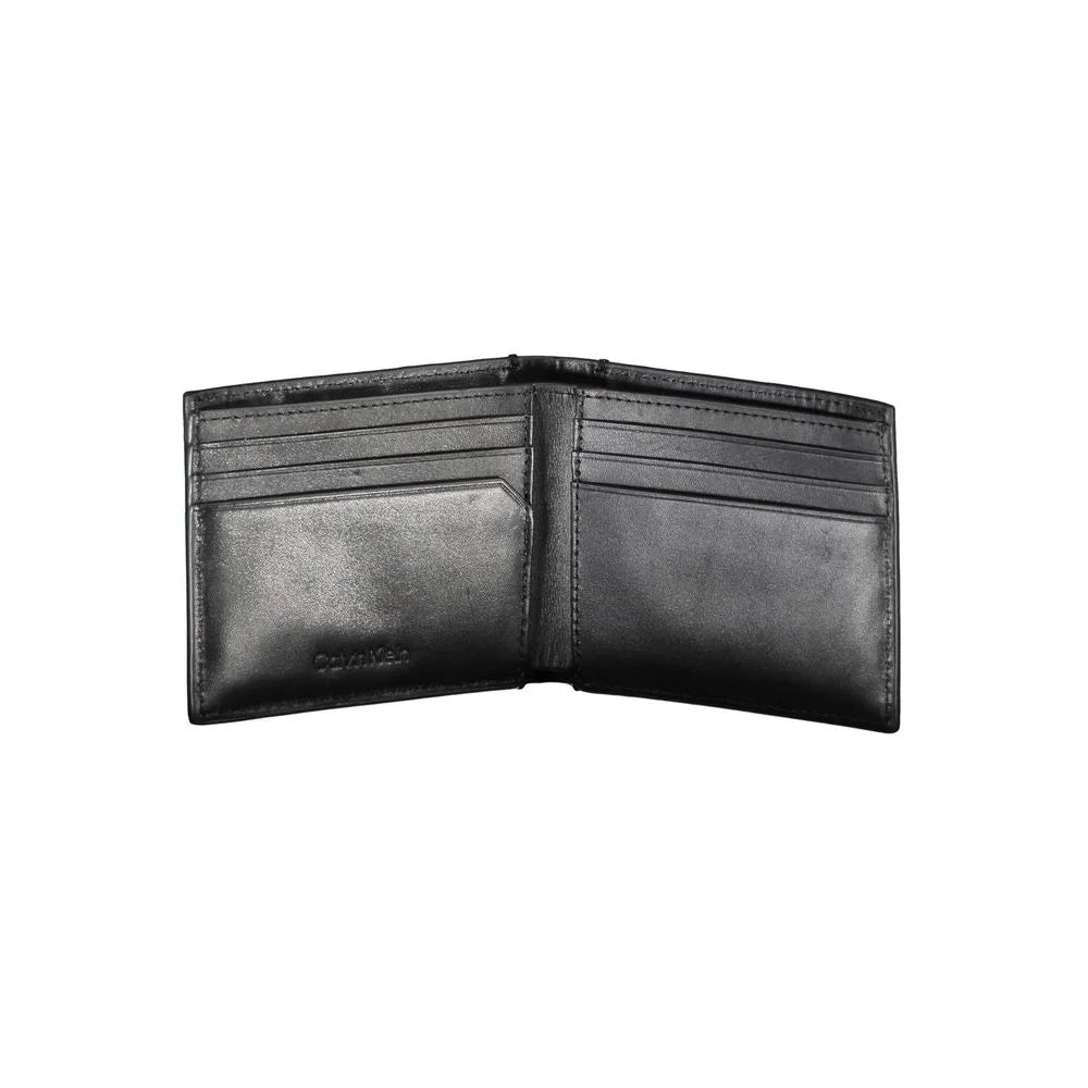Calvin Klein Black Eco Leather Men Wallet - Wallets
