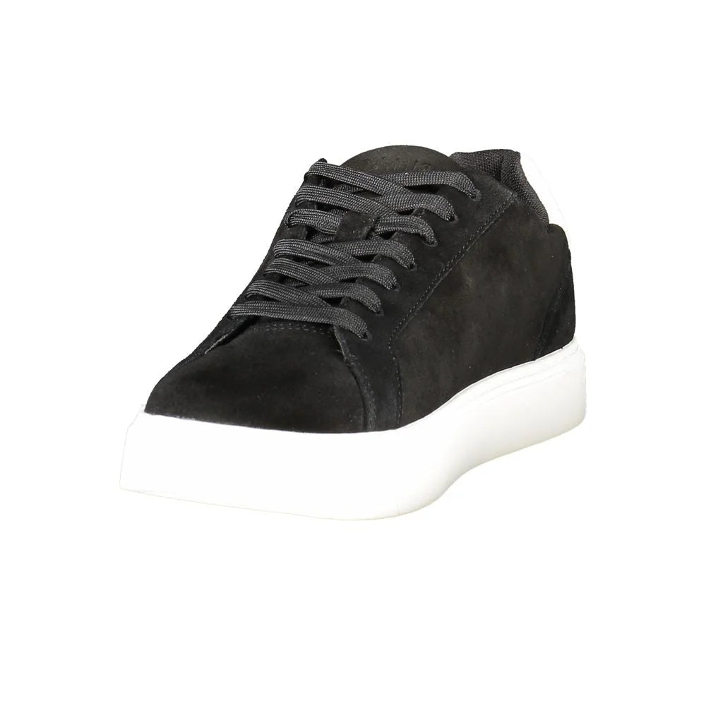 Calvin Klein Black Leather Men Sneaker