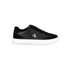 Calvin Klein Black Leather Men Sneaker - Sneakers