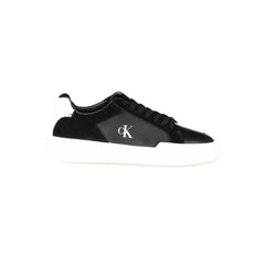 Calvin Klein Black Leather Men Sneaker - Sneakers