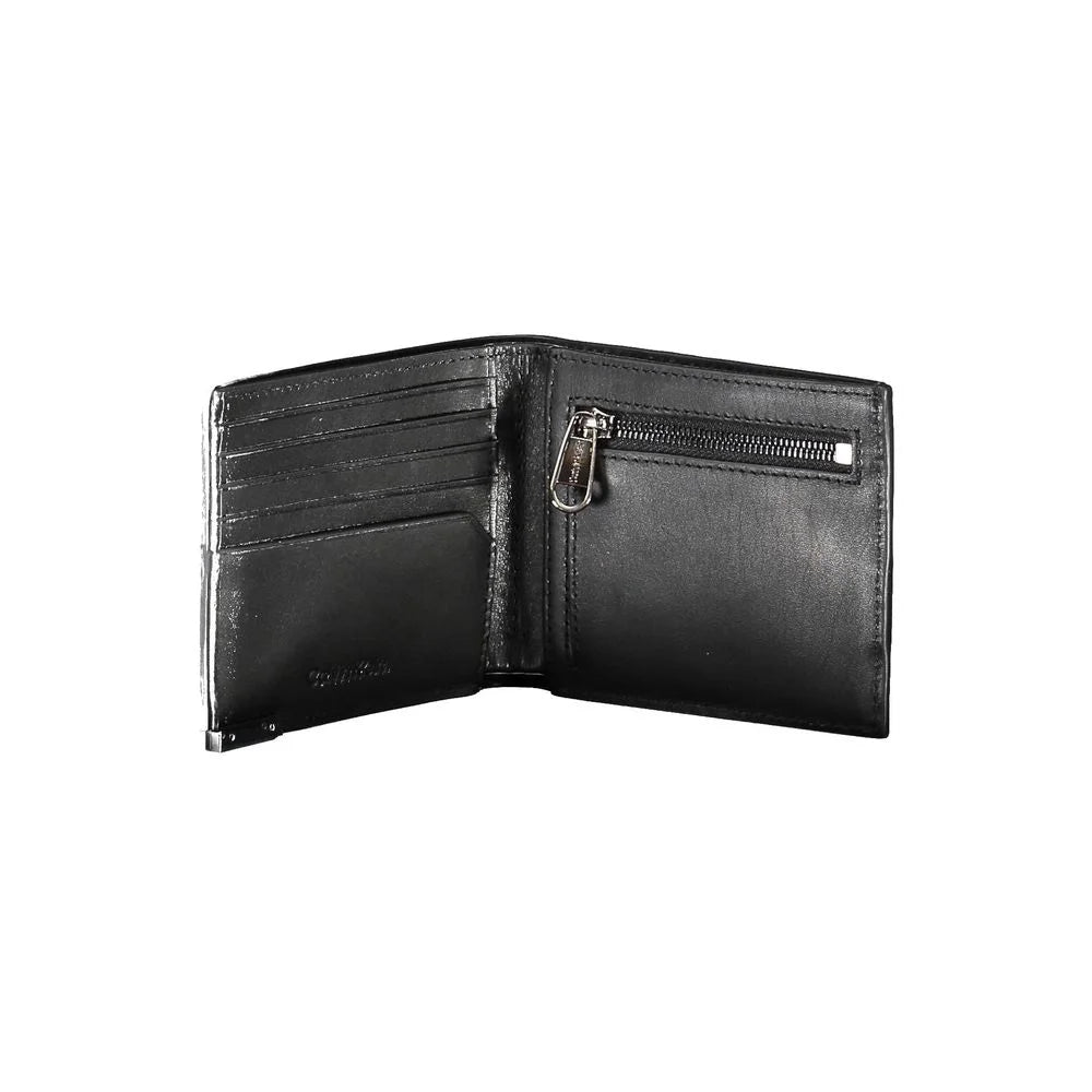 Calvin Klein Black Leather Men Wallet - Wallets