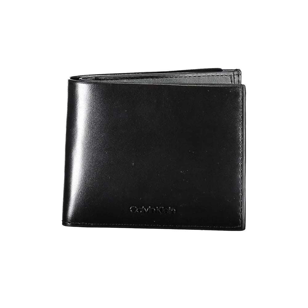 Calvin Klein Black Leather Men Wallet - Wallets