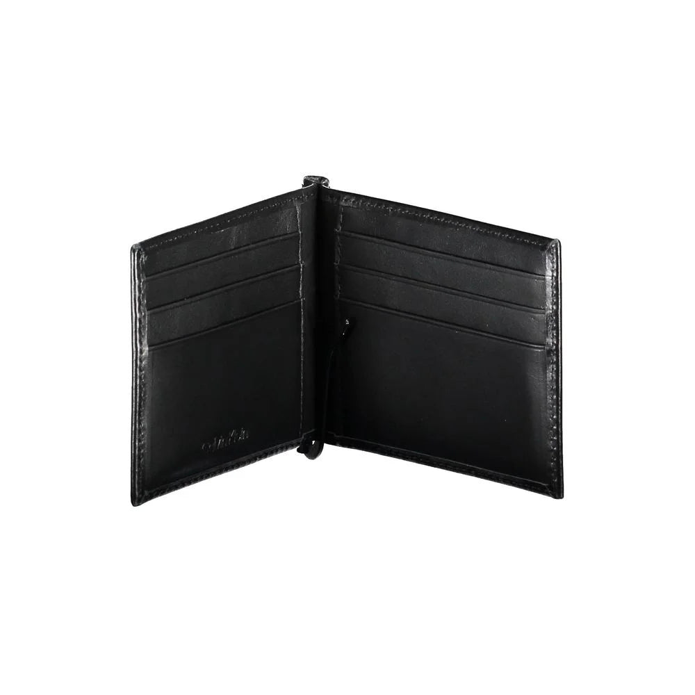 Calvin Klein Black Leather Men Wallet - Wallets