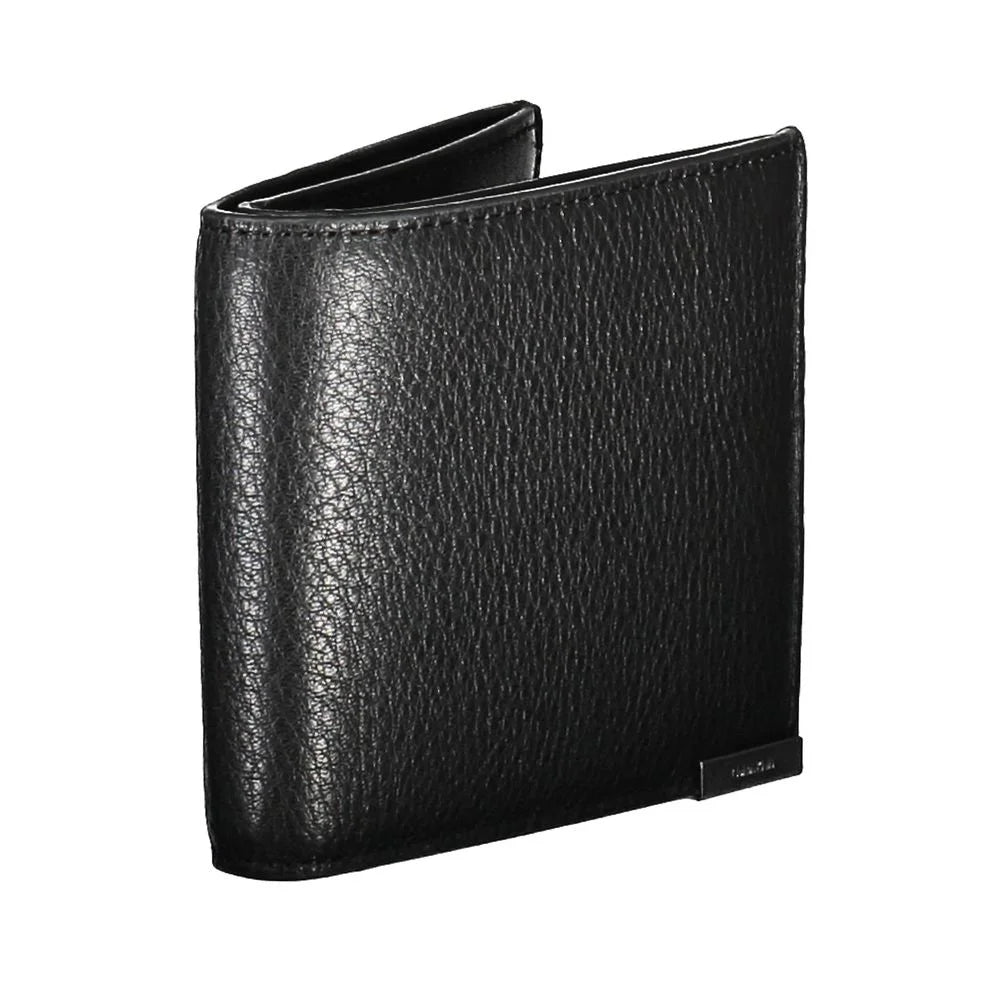 Calvin Klein Black Leather Men Wallet - Wallets