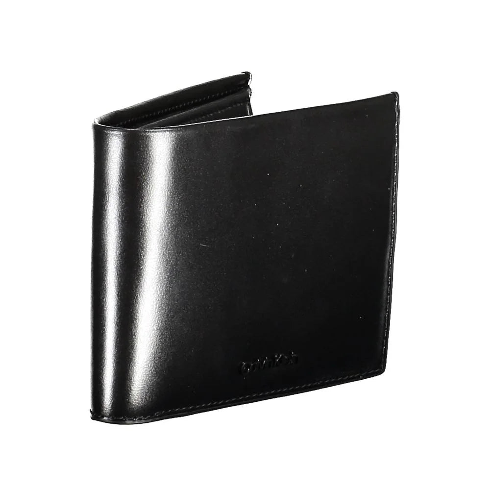 Calvin Klein Black Leather Men Wallet - Wallets