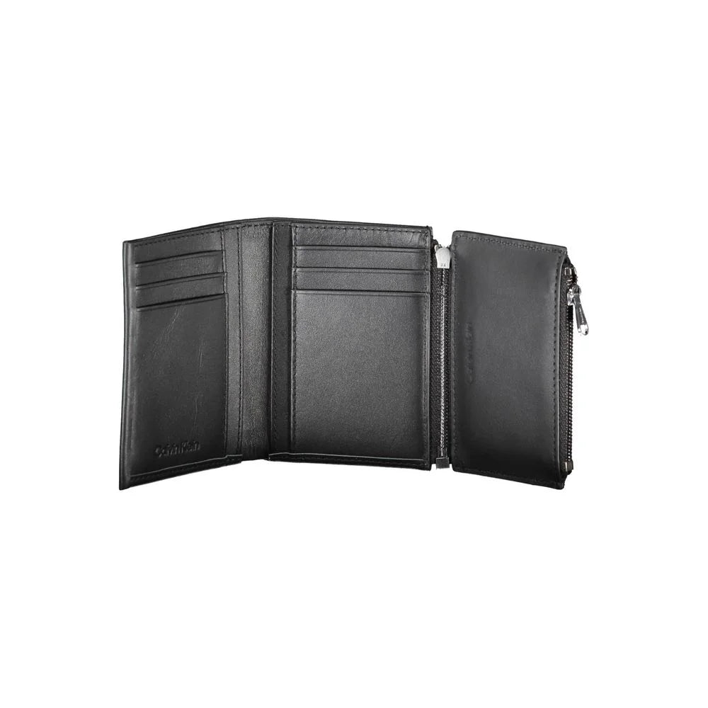 Calvin Klein Black Leather Men Wallet - Wallets