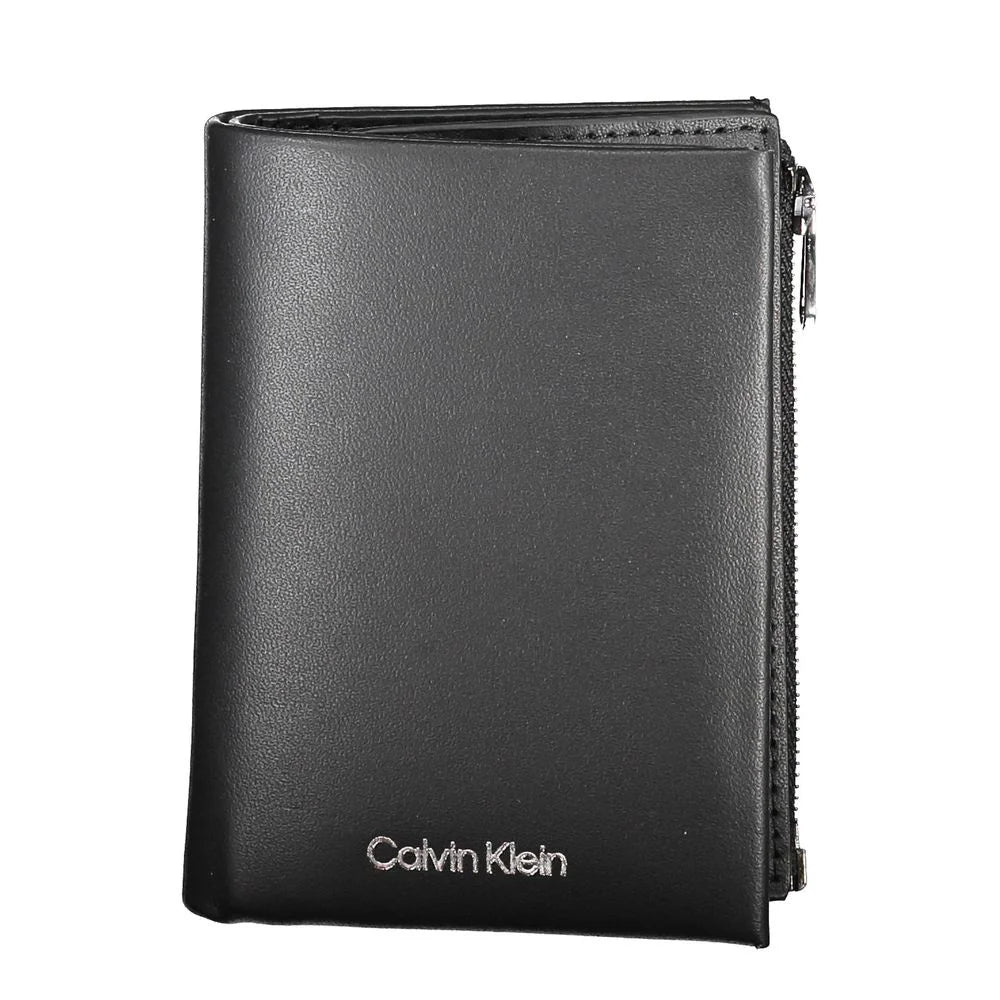 Calvin Klein Black Leather Men Wallet - Wallets