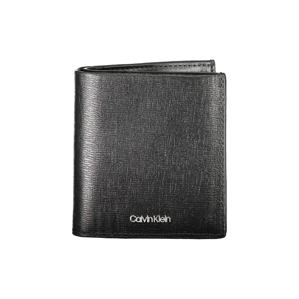 Calvin Klein Black Leather Men Wallet - Wallets