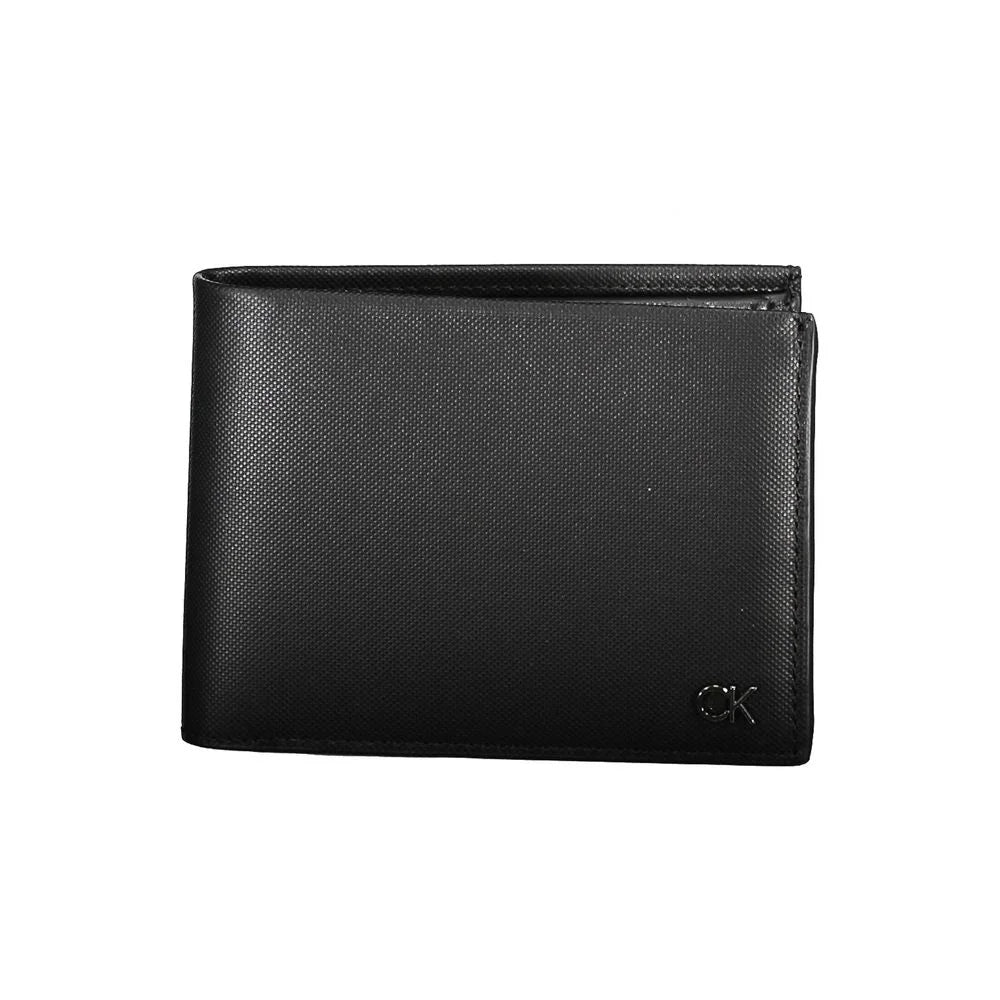 Calvin Klein Black Leather Men Wallet - Wallets