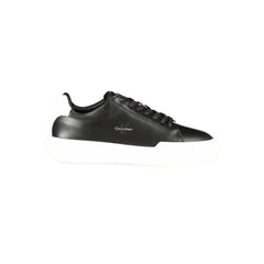 Calvin Klein Black Leather Men’s Sneaker - Sneakers