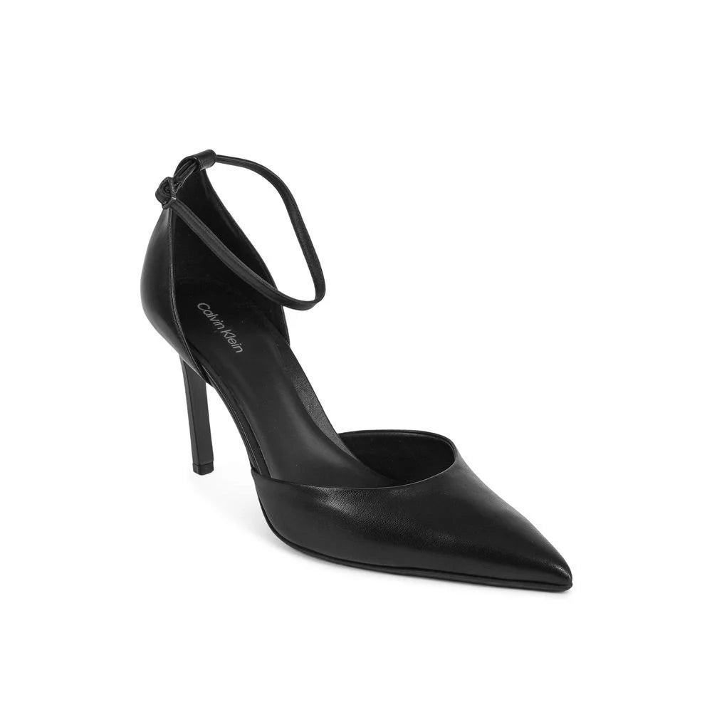 Calvin Klein Black Leather Pumps - EU39/US9