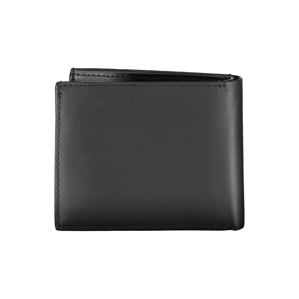 Calvin Klein Black Leather RFID Wallet with Coin Purse - Wallets