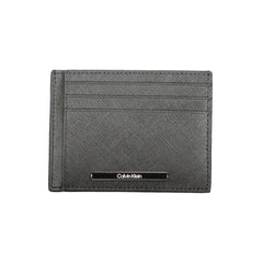 Calvin Klein Black Leather Wallet - Card Cases