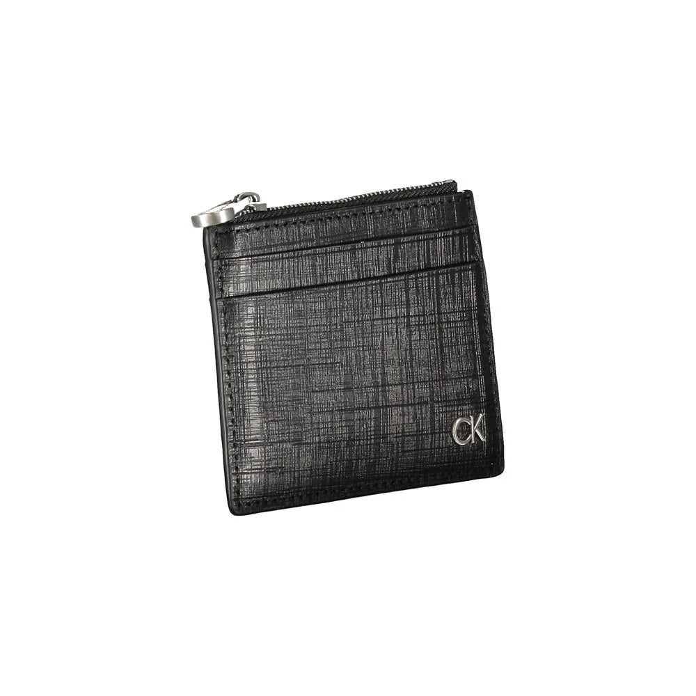 Calvin Klein Black Leather Wallet - Card Cases