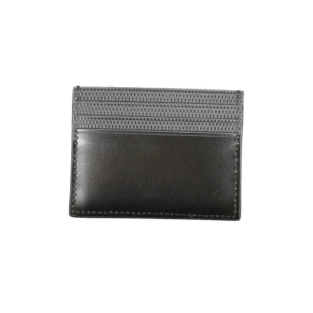Calvin Klein Black Leather Wallet - Card Cases