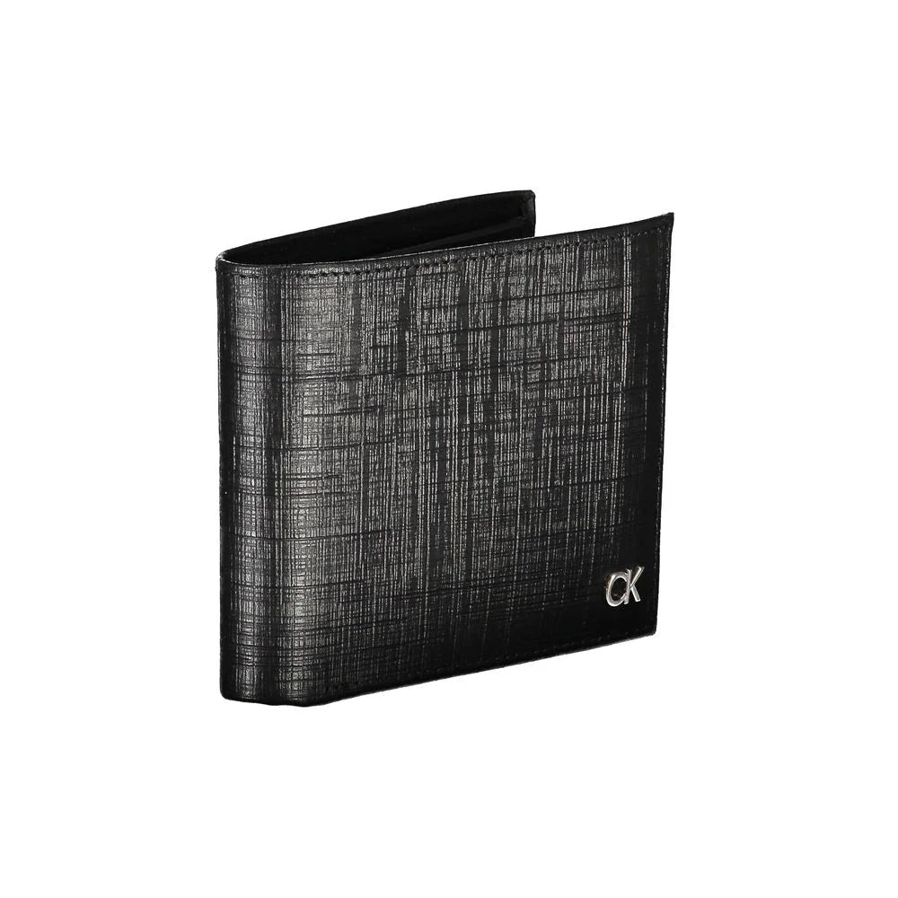 Calvin Klein Black Leather Wallet - Wallets