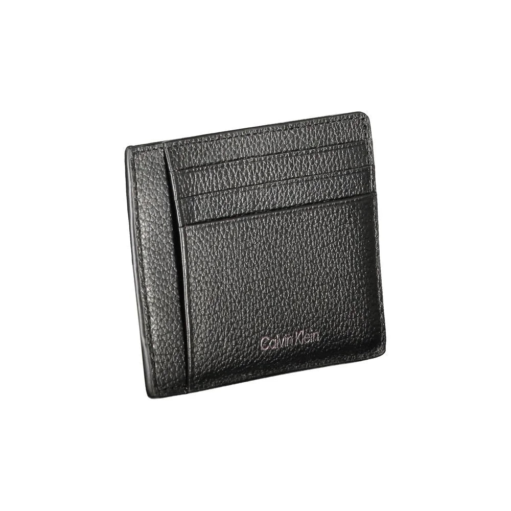 Calvin Klein Black Leather Wallet - Wallets