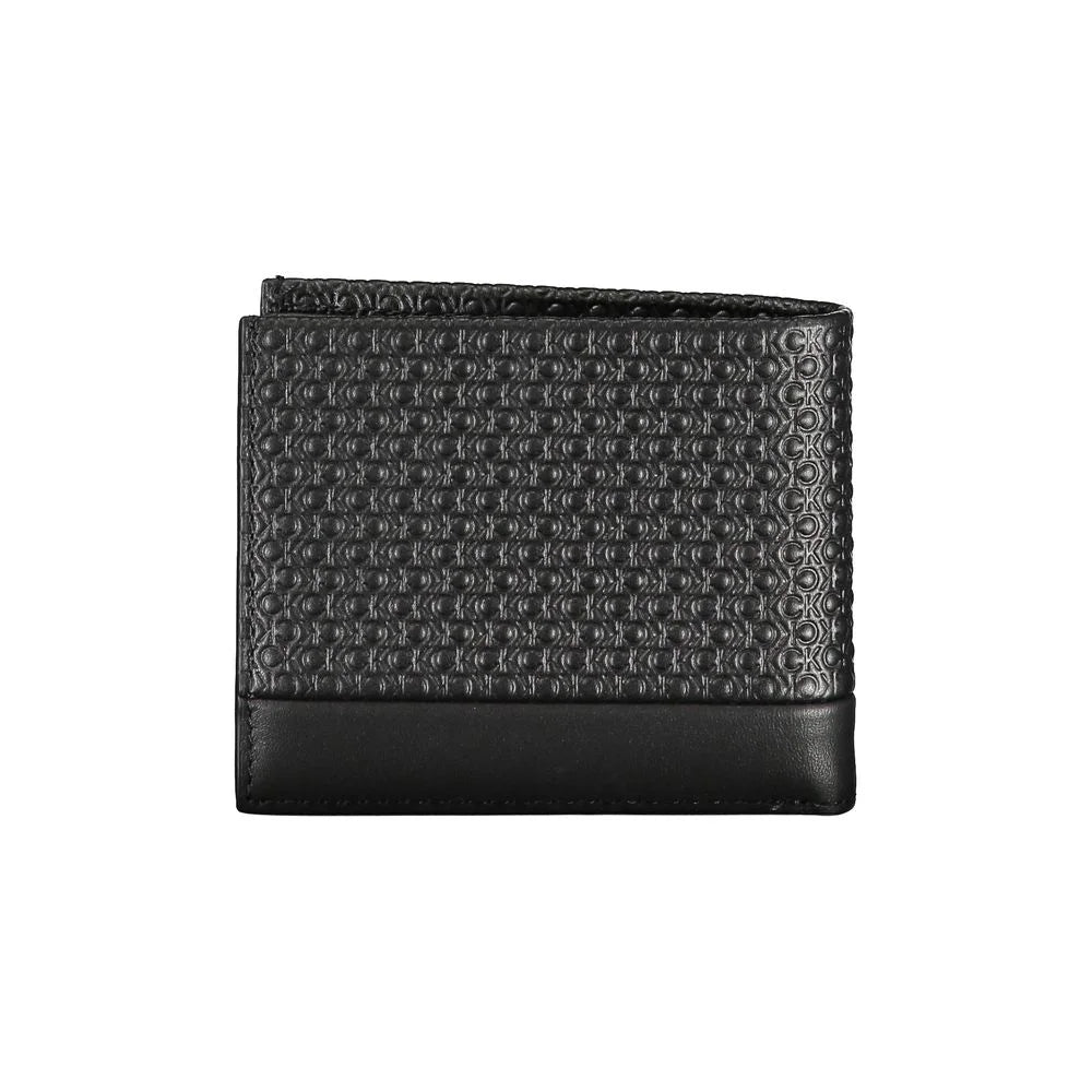 Calvin Klein Black Leather Wallet - Wallets