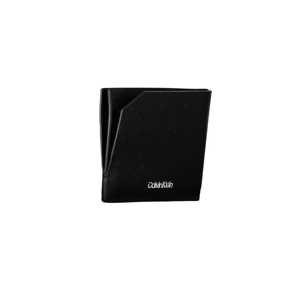 Calvin Klein Black Leather Wallet - Wallets